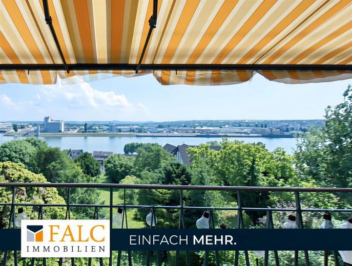 ¡Vista del Rin incluida! – Balkon