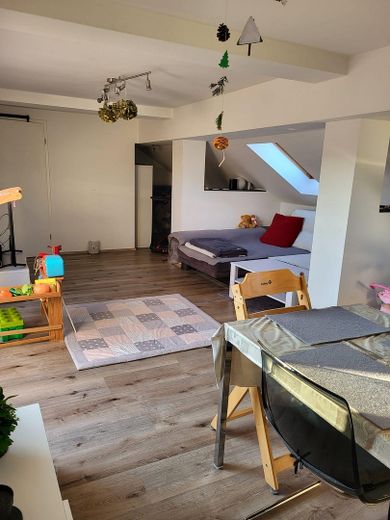 Light-filled 3.5-room maisonette apartment in Nordstadt/Gärten h.d.Veste – Wohnbereich