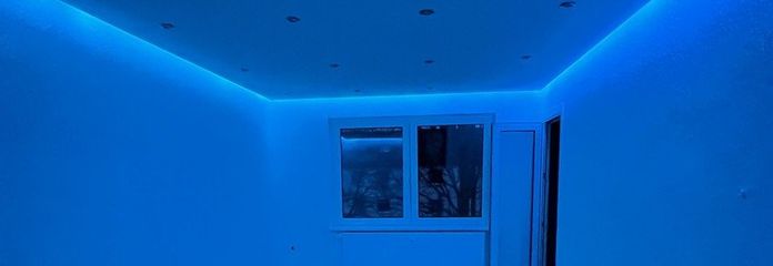 Wohnzimmer passive Beleuchtung