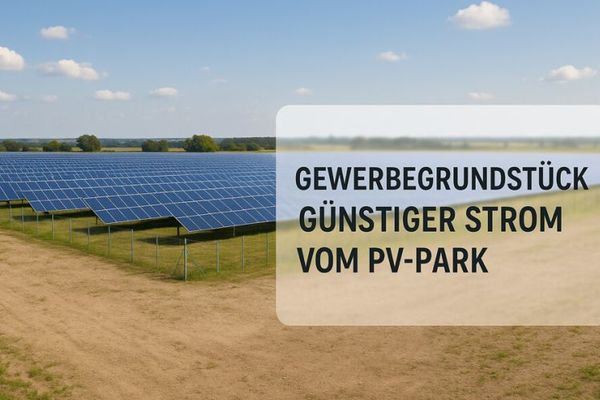 Działka komercyjna z kosztami energii elektrycznej wynoszącymi 11 ct/kWh – idealna dla przedsiębiorstw energochłonnych