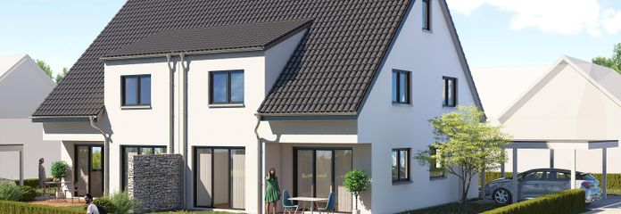 Haus - Süd Ansicht 