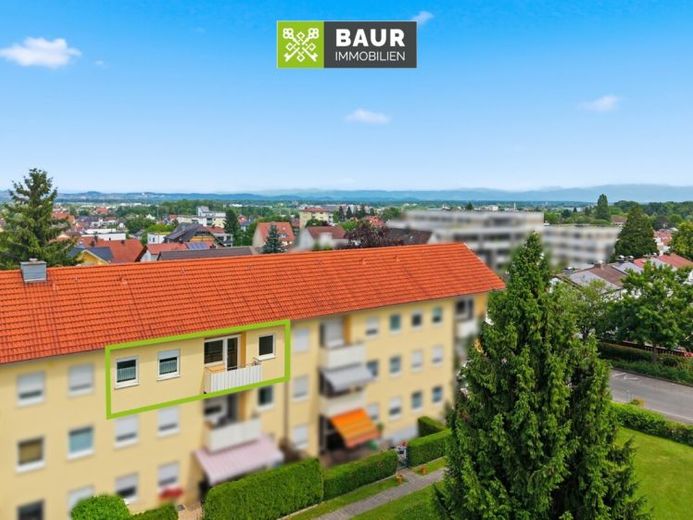360° | Kompakte 3-Zimmer-Wohnung mit Westbalkon in Friedrichshafen – Foto 1