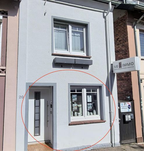 Gewerbe in zentraler Lage der Fallersleber Altstadt – Ansicht Fassade