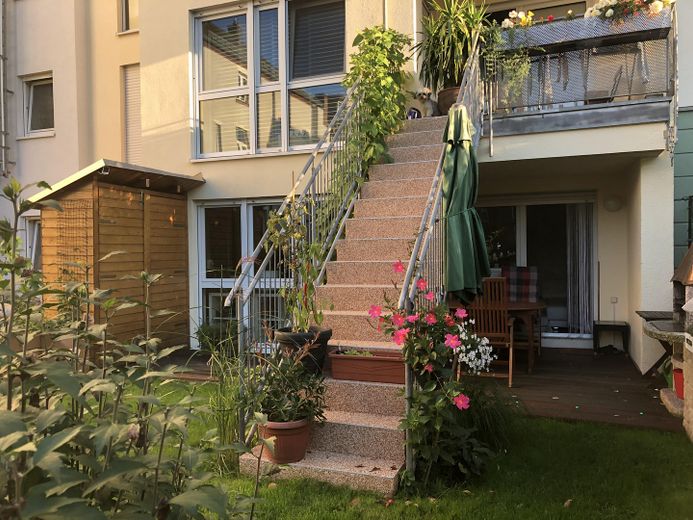 Wohnung aus Gartenblick