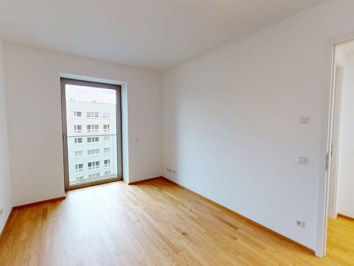 Wymarzone mieszkanie w zasięgu spaceru od Alexanderplatz: 3-pokojowe mieszkanie w nowym budownictwie z BALKONEM i w pełni wyposażoną kuchnią w północno-zachodniej części Friedrichshain – Ansicht I: Schlafzimmer II