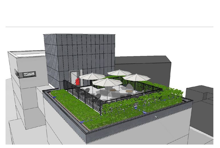 Visualisierung Dachterrasse 