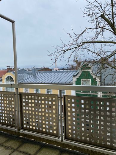 Blick von dem Dachbalkon