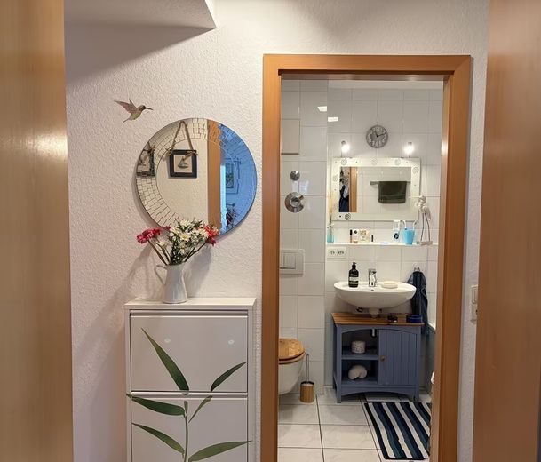 Sehr gepflegte Zwei-Zimmer-Wohnung mit Terrasse/Garten und übergroßen Garage ! – Foto 8