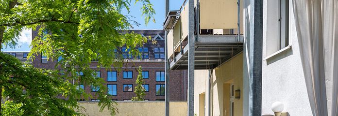 Gartenseite Balkon
