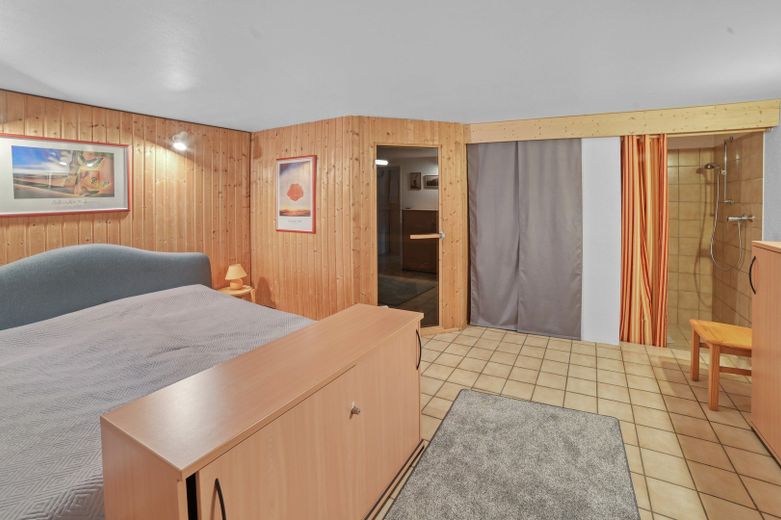 Saune und Gästezimmer