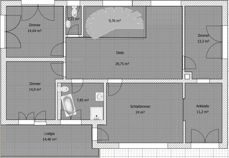 Modernes EFH mit Einliegerwohnung & Traumgarten | Provisionsfrei & bezugsbereit – 1. Obergeschoss