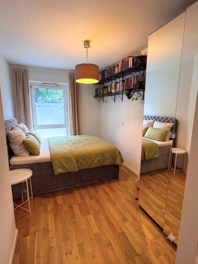 3-Zimmer-Neubauwohnung in Friedrichshain Bezugsfrei ab November 2026 – Schlafzimmer