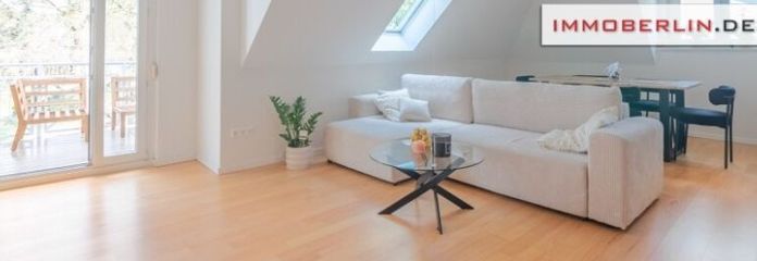 IMMOBERLIN.DE - Lichtdurchflutete Wohnung mit herrlichem Westbalkon & Stellplatz für 2 Pkw
