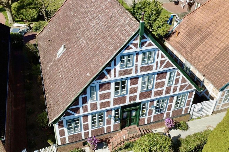 Historisches Fachwerkhaus im 
Herzen von Jork – Ansicht von oben