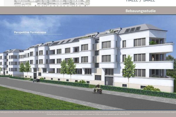 Terreno edificabile progettato per circa 2.731 m² di superficie affittabile