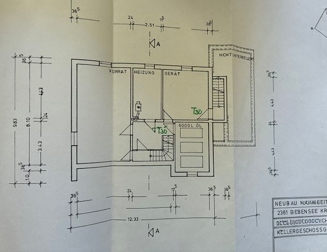 Einfamilienhaus mit Einliegerwohnung – Kellergeschoss