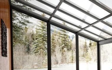 Wohnzimmer als Wintergarten 