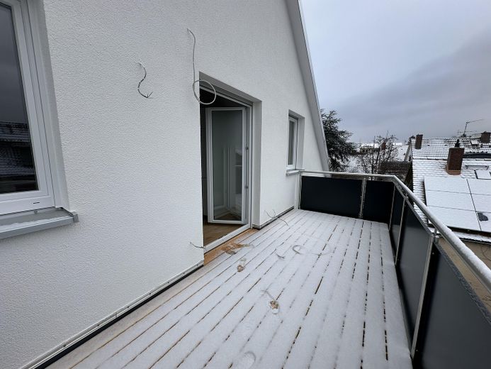 Balkon mit Südausrichtung