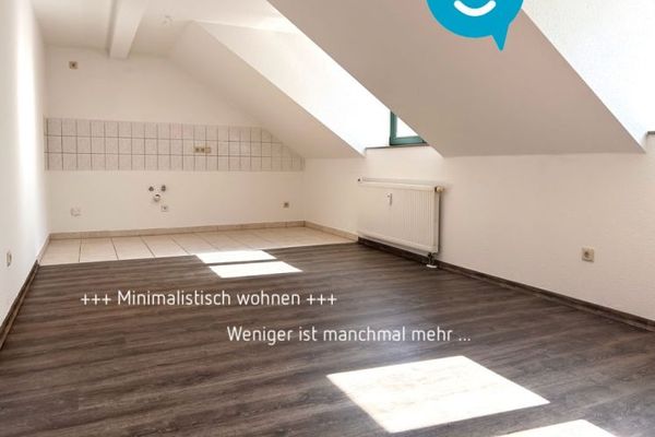 Appartamento di 2 locali • Kaßberg • Vasca da bagno • Chemnitz • Mansarda • Appartamento per single • In affitto!!