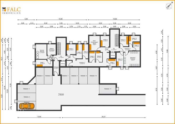 Charmante Erdgeschosswohnung mit Gartenanteil - Erstbezug! – Tiefgarage und Keller