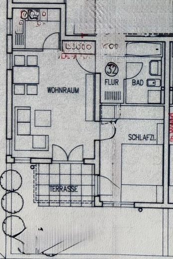 Sehr gepflegte Zwei-Zimmer-Wohnung mit Terrasse/Garten und übergroßen Garage ! – Foto 23