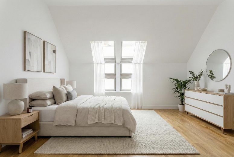 H9-Penthouse 1 → Luxuriöses Penthouse mit Dachterrasse und Panoramablick – Einrichtungsbeispiel