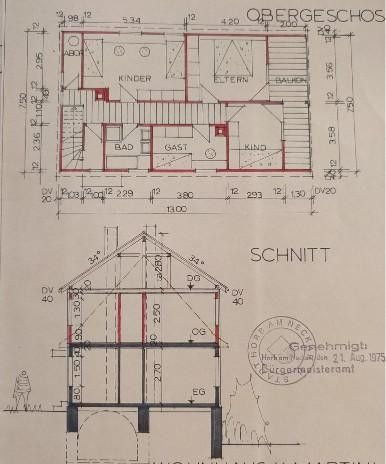 Versátil proyecto de modernización con sótano abovedado, garaje y opciones de chimenea en un entorno natural – Obergeschoss