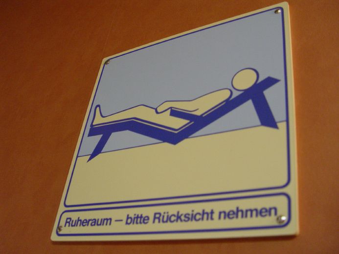 Vorraum Sauna und Schimmbad