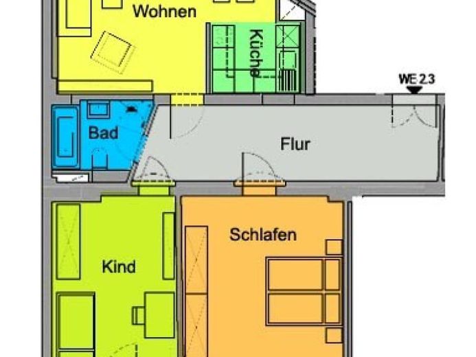 Living near the Elbe in Dresden Johannstadt! Balcony and loggia! – Foto 1