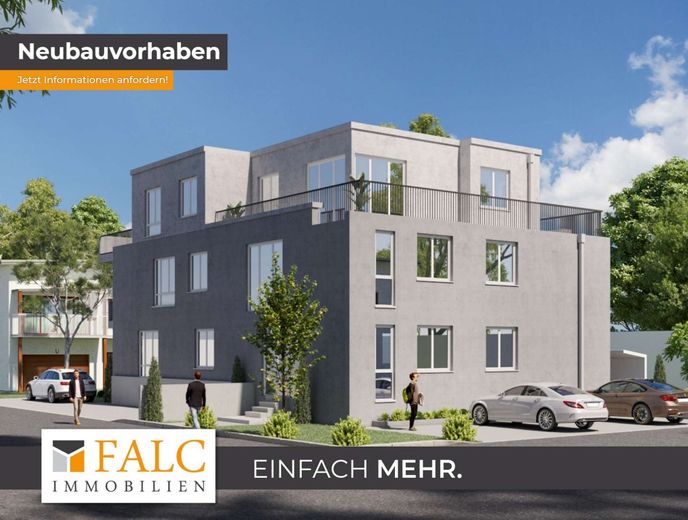 3 Zi.-Whg im EG mit Gartenanteil / Grundriss variabel / mit Fahrstuhl – Außenansicht