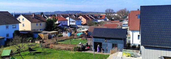 Blick vom Balkom