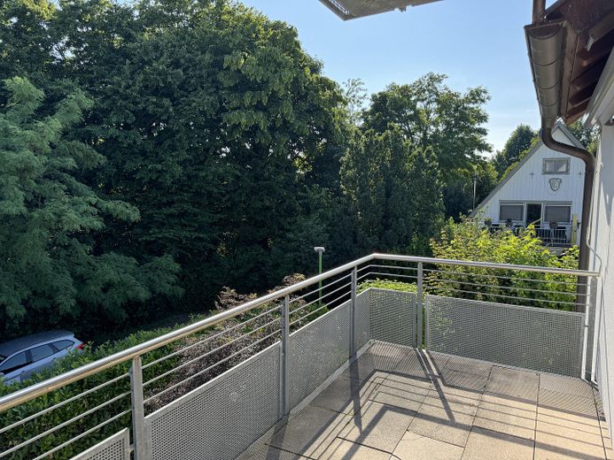 Blick vom Balkon