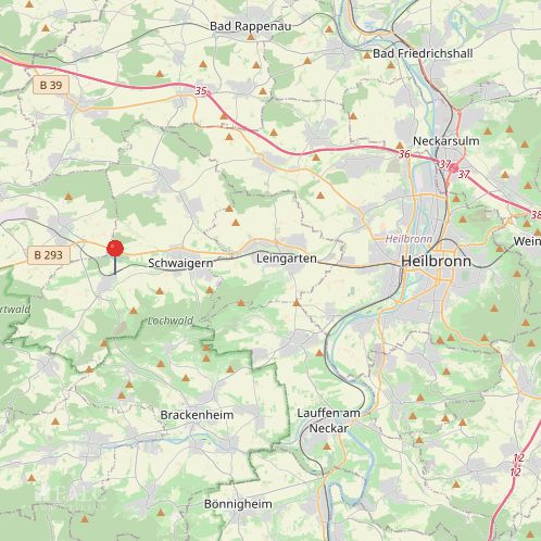 Mit Blick zu den Rebhängen am Heuchelberg - FALC Immobilien Heilbronn – Ortslage