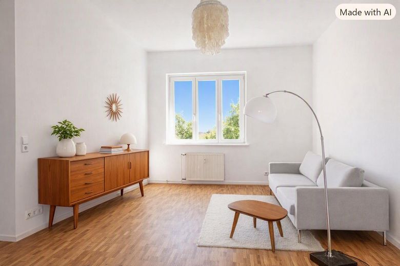 Jasne, loftowe mieszkanie 3-pokojowe, Prenzlauer Berg przy Volkspark Friedrichshain – Wohnzimmer