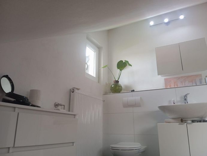 Gästetoilette im Dachgeschoss