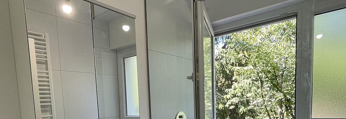 Sanierte 3-Zimmer-Wohnung mit neuer Einbauküche in Remseck-Aldingen – Badezimmer