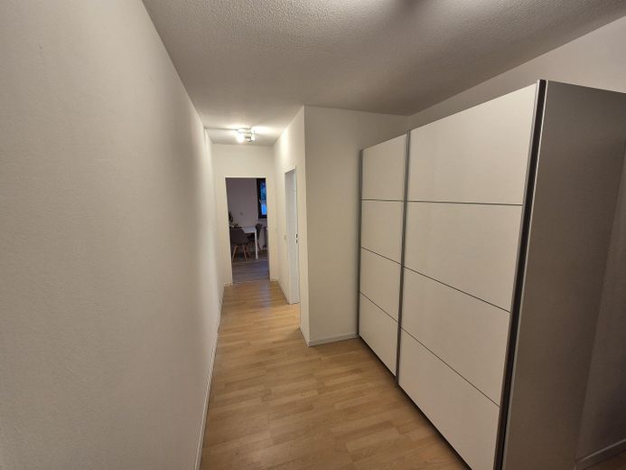 Ruhige, möblierte 1,5-Zimmer-Wohnung mit Südbalkon und TG-Stellplatz in Nürnberg-Wetzendorf – Flur