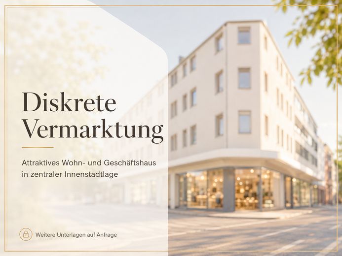 Vollvermietetes Wohn- und Geschäftshaus-Ensemble in zentraler Innenstadtlage – Titelbild