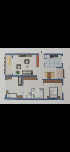 3,5 Zimmer Wohnung in Wolfsburg – Grundriss
