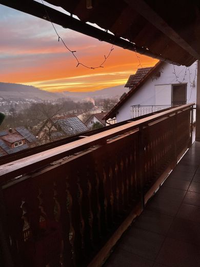 Sonnenaufgang Balkon OG
