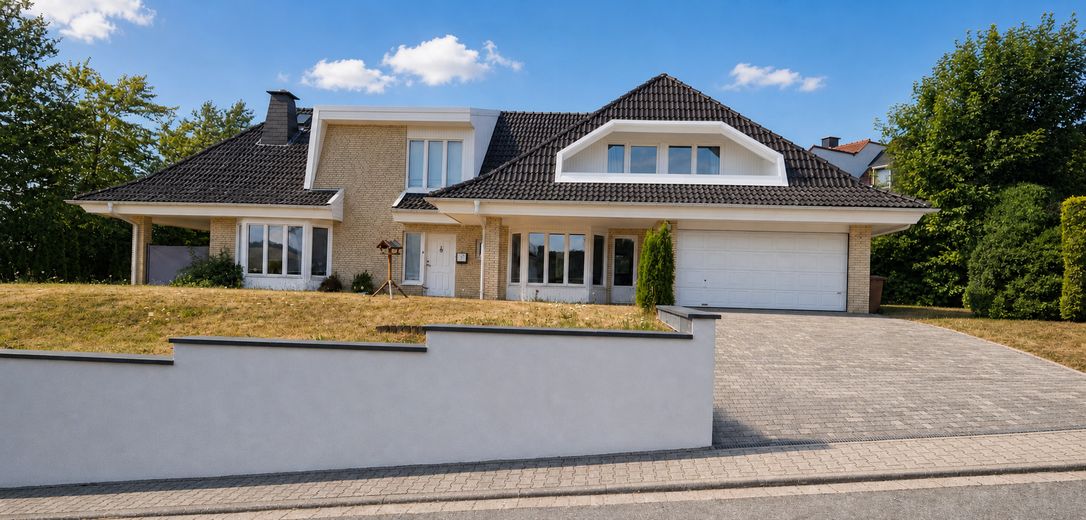 Exklusives Landhaus mit 255 m² Wohnfläche auf 1.600 m² Traumgrundstück im Taunus – Hausfront