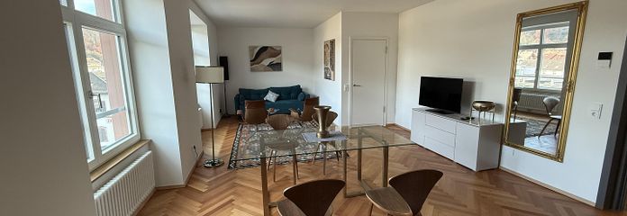 Wohnzimmer mit Essecke