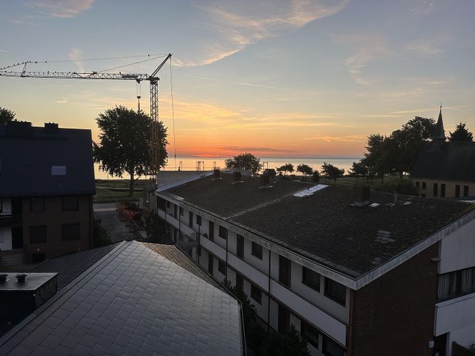 Sonnenaufgang, Blick aus DG