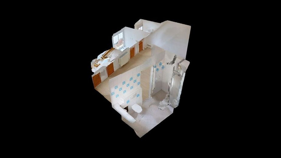 1-Raum Dachgeschosswohnung im Zentrum von Köthen – Grundriss