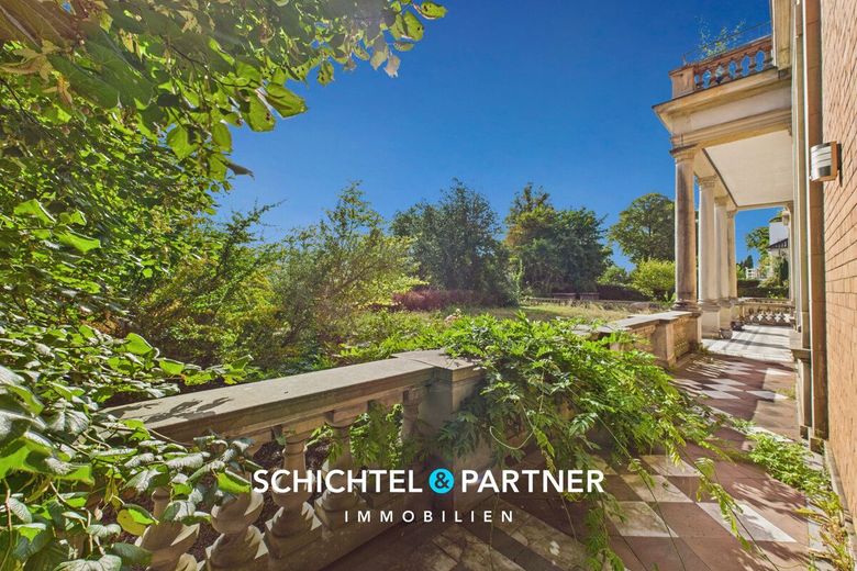 Vegesack | Einmalige Altbauwohnung in der Villa Fritze im Toscana-Stil – S&amp;P | Terrasse