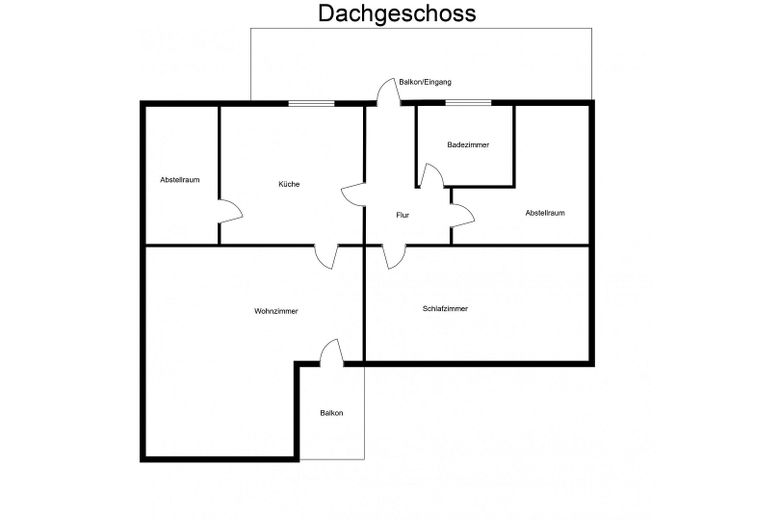 Rendimento del 6,57%, senza commissioni! Casa bifamiliare o trifamiliare in posizione elevata con vista sulla valle della Sieg – Grundriss Dachgeschoss