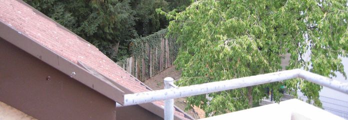 Aussicht vom Balkon