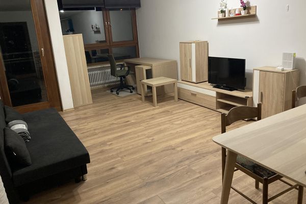 Centralne, w pełni umeblowane mieszkanie 2-pokojowe, kuchnia, łazienka, balkon, internet