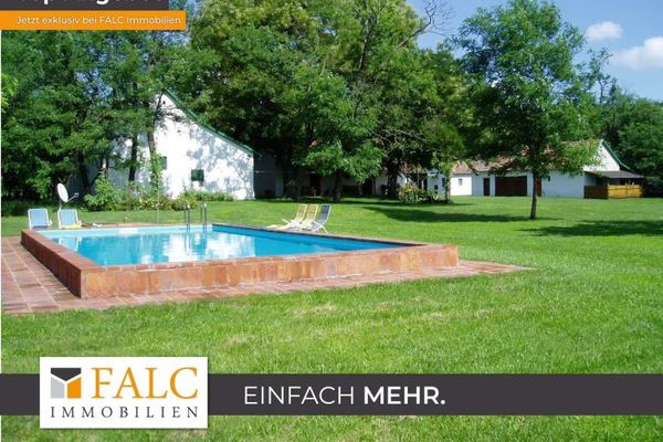 Bauernhof und See, eine Perle auf der ungarischen Tiefebene