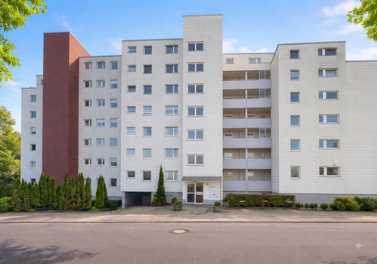 HELLE, MODERNISIERTE UND LICHTDURCHFLUTETE 3-ZIMMER-WOHNUNG MIT SÜDBALKON IN BÖBLINGEN-DAGERSHEIM – Gebäude